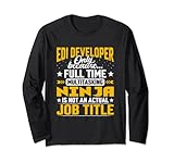 Funny EDI Developer Builder Creator Job Title Lang