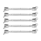 Edelstahlschlag, Edelstahl Tanghackel Heavy Duty Edelstahl Haken Durable Seilzugreifen Draht Seil Spannhaken Drahtspannung Haken von YCHUAN