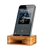 archeer Handy Ständer, iPhone Ständer Halterung Bambus Holz Telefon Dock mit Sound Verstärker, natürlichen Bambus Steht für iPhone 7, iPhone 6S, iPhone 6 Plus und Android Smartphones innerhalb 14 