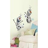 RoomMates RM - Disney Frozen Olaf - der Schneemann Wandtattoo, PVC, bunt, 29 x 13 x 2.5