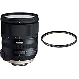 Tamron SP 24-70mm F/2.8 Di VC USD G2 Objektiv für Nikon schwarz & Hoya HD UV Filter 82