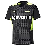 Puma Borussia Dortmund Saison 2021/22 Spielausrüstung, Trikot Black-Safety Yellow, 164