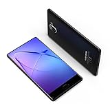 4G LTE Smartphone Ohne Vertrag LEAGOO KIICAA Mix Handy Mobiltelefon Dual SIM Dual Standby 5,5 Zoll Vollbildschirm Fingerabdruck 0,1S Entsperren Triple Kameras Günstiges Telefon (Schwarz)