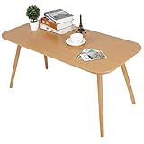 Wakects Kleiner Esstisch, moderner Couchtisch aus Holz, Küchentisch für Wohnzimmer, Küche, Büro zu H