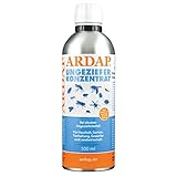 ARDAP Ungeziefer Konzentrat 500 ml - Zur Herstellung von bis zu 50 Liter Ungezieferspray gegen Fliegen, Stechfliegen, Motten, Mücken, Wespen, Silberfische, Bettw