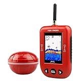 Fish Finders Portable Depth 200M Distance Smart Underwater Wireless Fishfinder with Fishing Alarm Echo Sounder Sonar for Lake Sea Fishing