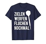 Zielen Werfen Fluchen Nochmal Lustiges Darts Geschenk T-S