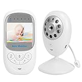 2,4-Zoll-Multifunktions-Babyphone-Überwachung 2-Wege-Intercom-Nachtsicht mit Temperatursensor für Babys(European regulations)