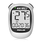 MEILAN M3 Mini GPS Fahrradcomputer, Drahtlos Wasserdicht Fahrradtacho Kabellos Fahrrad Tachometer Geschwindigkeit mit LCD Bildschirm für Kinder Erw