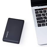 APRIME Externe Festplatte (2 TB, USB-C/USB-A, kompatibel mit Mac HFS+, vorformatiert, mit Schutzhülle (2 TB, Black-Diamond)