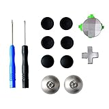 Gam3Gear 11 in 1 Metall-Legierung Analog Thumbstick D-Pad Directional-Tasten Button Set für XBOX One Elite-Controller mit Werkzeug