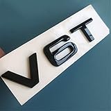 V6T V8T V10 V12 W12 RS7 SQ5 A8L Buchstabe Nummer Emblem Schwarz glänzend Auto Styling Kotflügel Seite Kofferraum Abzeichen Logo Aufkleb