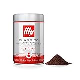 illy Kaffeepulver Classico Filterkaffee, Kaffee gemahlen, klassisch-samtige Röstung, 1x250g D