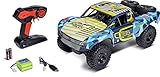 Carson 500404190 1:10 Amphi Pow.Truck 2.4G 100% RTR gelb, Ferngesteuertes Auto, RC Fahrzeug, inkl. Batterien und Fernsteuerung, Geschwindigkeit km/h, Fahrzeit 20 M