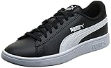 PUMA Unisex Smash v2 L Sneaker, Black White, 42.5 EU