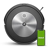 iRobot® Roomba® j7 WLAN-fähiger Saugroboter mit Kartierung und mit zwei Gummibürsten für alle Böden - Objekterkennung und -vermeidung - Lernt, kartiert und passt sich an dein Z