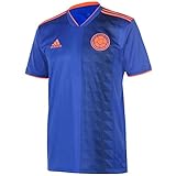 adidas Herren Kolumbien Auswärtstrikot, Boblue/Solred, M