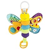 Lamaze LC27024 Baby Spielzeug 'Freddie, das Glühwürmchen' Clip & Go, Hochwertiges Kleinkindspielzeug, Greifling Anhänger zur Stärkung der Eltern-Kind-Beziehung, Baby Mobile, Weihnachtsgeschenk, ab 0 M