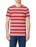 JACK & JONES Herren JCOFLAME Tee SS Crew Neck T-Shirt, Red Ochre/Fit:Slim, L