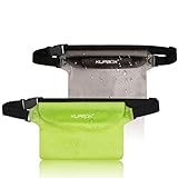 KUPBOX 2 Stück wasserdichte Tasche mit Verstellbarem Gurt wasserdichte Beutel,100% wasserdichte Handytasche Handyhülle Schutzhülle für Wassersport/Strand/Schwimmen/Bootsfahrten/Skifahren usw