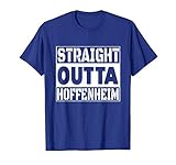 Straight Outta Hoffenheim Ultras Fan Geschenk | Blau | T-S