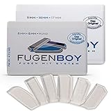 Fugenboy® Silikon Fugenglätter 6er Set | Made in Germany | 5mm, 8mm, rund, 11mm, 14mm, 17mm | Fugenspachtel für Fliesen und Edelstahl | ideal für Küche und Bad | Patentrechtlich geschütztes Werkzeug