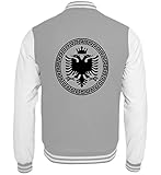 Hochwertige College Sweatjacke - Albanische Flagge Shirt Albanischer Adler Albanien T-Shirt Kosovo Geschenk