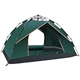 GAYAN Campingzelt 4-5 Personen Familienzelt Easy Pop Up Quick Setup Doppelschicht Outdoor Zelt Wasserdicht Winddicht Anti-UV für Camping Wandern Bergsteig