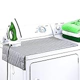 DZJUKD Bügelndecke Bügelbrettabdeckung Tragbare Magnetische Eisen Kleidung Wäsche Pad Waschmaschine Trockner Schneidebrett Baumwolle Bügelbügelkissen (Color : Light Grey)