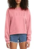 Levi's Damen Graphic Diana Crew Sweatshirt, Serif Outline Garment Dye Blush, L