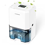 Luftentfeuchter, VATEEN 1200ML Entfeuchter Elektrisch Raumentfeuchter Leise Dehumidifier, Luftreinigung und Gegen Feuchtigkeit Schimmel, Ideal für Bad/ Schlafzimmer/Büro [ Mit Schlafmodus & 3 Timer ]