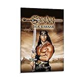 Vintage-Poster Conan der Barbar, dekoratives Gemälde, Leinwand, Wandkunst, Wohnzimmer, Poster, Toilette, 60 x 90