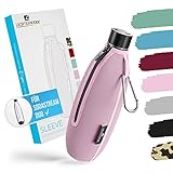 LICHTENWERK® Premium Schutzhülle kompatibel mit SodaStream Duo Plastikflasche [EXTRA KÜHLEFFEKT] - Bruchschutz Neopren Hülle für Plastikflaschen - Ideales Zubehör für unterweg