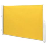 Jawoll Seitenmarkise 1,8 x 3,5 m gelb Sichtschutz Seitenwandmarkise W