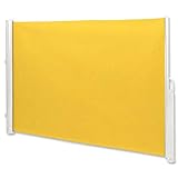 Jawoll Seitenmarkise 1,8 x 3,5 m gelb Sichtschutz Seitenwandmarkise W
