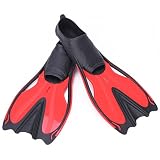 Schnorchelflossen Flossen & Kinder Tragbare Erwachsene Kinderausrüstung Flossen Tauchen Erwachsene Fußtauchen Schwimmflossen Schwimmanfänger (Color : A, Size : XXL)