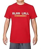 Paradiddle Herren T-Shirt aus 100 % Bio-Baumwolle, rot, XL