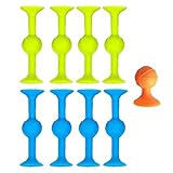 DKaony Pop Sucker Toys, Silikon Target Marker + Darts Funny Toy Set, großartige Saugnäpfe für mehrere Oberflächen wie Glas, Metall und Kunststoff, 2021 Family Interactive Release S