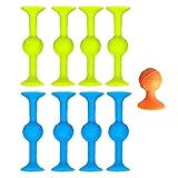 DKaony Pop Sucker Toys, Silikon Target Marker + Darts Funny Toy Set, großartige Saugnäpfe für mehrere Oberflächen wie Glas, Metall und Kunststoff, 2021 Family Interactive Release S