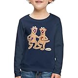 Spreadshirt Jan Und Henry Kinder Premium Langarmshirt, 122-128, Navy