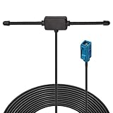 Bingfu Auto Stereo AM FM Antenne, Versteckte Windschutzscheiben Paste UKW Radio Antenne Kompatibel mit Fahrzeug Auto Stereo Audio Radio Media Head Unit Empfäng