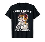 Ich kann nicht erwachsen Ich spiele Gamer Dog Jack Russell Terrier T-S