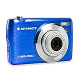 AgfaPhoto AGFA Photo Realishot DC8200 - Kompakte Digitalkamera (18 MP, 2,7' LCD-Display, 8-Fach optischer Zoom, Lithium-Akku, 16 GB SD-Karte) Blau, Dunkelb