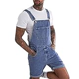 Latzhose Herren Arbeitshose Kurz Outdoorhose Mit Vielen Taschen Baggy Jeans Cargo Shorts Herren Strampler KäNguru-Tasche Cargo-Shorts Trekkinghose Jingle Katze F