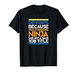 Devops Ninja programmer software docker code funny T-S