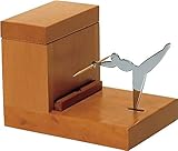 Alessi Zahnstocherhalter aus Holz, 5 x 11 x 11.5