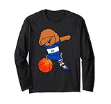 Dabbing Pudel El Salvador Trikot Salvadorian Basketball Fan Lang