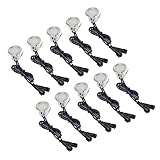 ZeZhen LED-Glühbirnen 10 teile / los LED Deck Lights Kit Edelstahl Wasserdichte Outdoor Garten Yard Dekoration Gartenlampe Einbau Holzdeck Treppen Licht LED-Glühbirne ( Leuchtfarbe : Warm White )