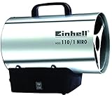 Einhell Heißluftgenerator HGG 110/1 Niro (DE/AT) (Heizmantel aus verzinktem Stahlblech, Gehäuse aus Nirostablech, Piezozündung, Rückbrandsicherung)