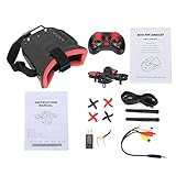 BOLORAMO Micro FPV RC Drohne für Erwachsene Anfänger,FPV Live Video RC Quadcopter 5.8G 40CH Kamera 3 Zoll FPV Brille VR Headset Drohne fü